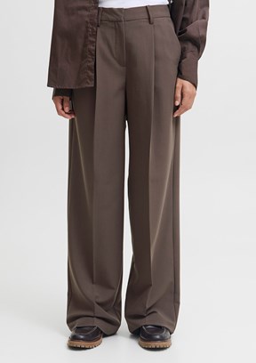 JJXX Kahverengi Kadın Bol Paça Pantolon