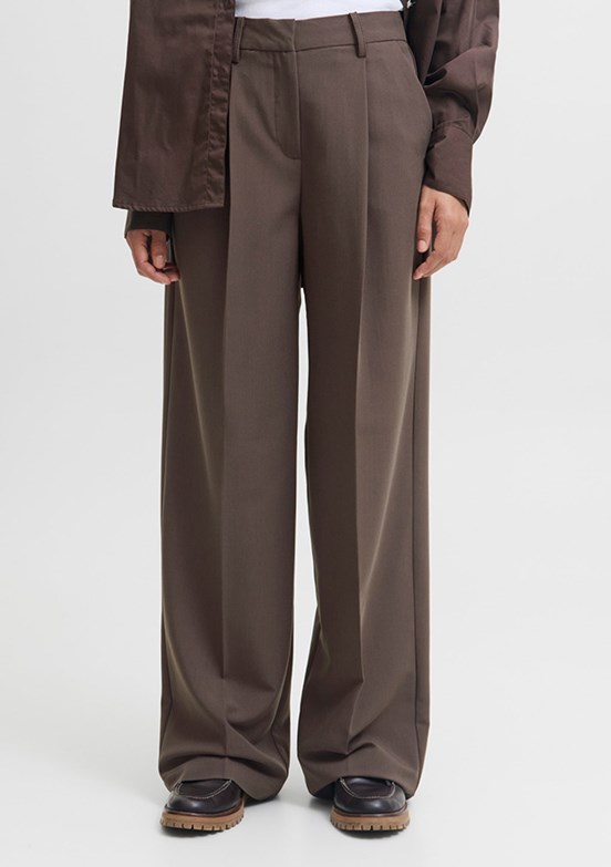 JJXX Kahverengi Kadın Bol Paça Pantolon