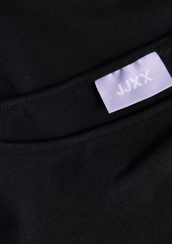 JJXX JXGIGI Siyah Kadın Kayık Yaka T-shirt