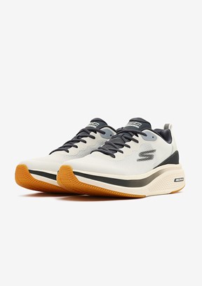 SKECHERS Go Run Elevate 2.0 Uplifting Beyaz/Gri Erkek Koşu Ayakkabısı