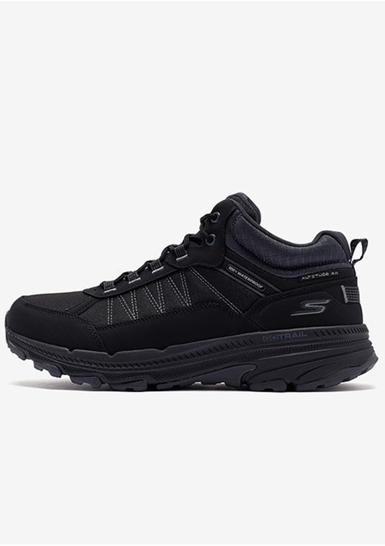 SKECHERS Go Run Trail Altitude 2.0 - Cold Creek Kadın Siyah-Gri Outdoor Koşu Ayakkabısı