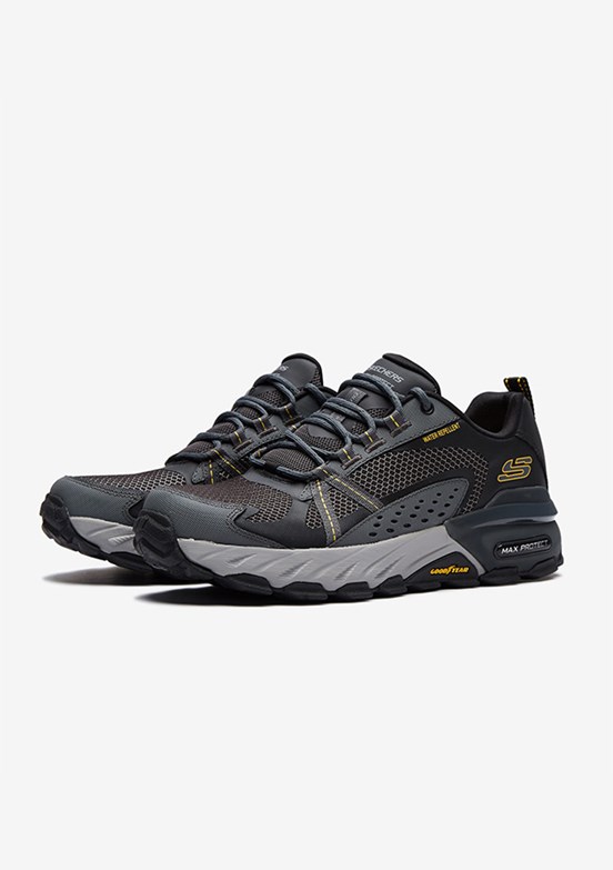 SKECHERS Max Protect Siyah Gri Erkek Sneaker Ayakkabı