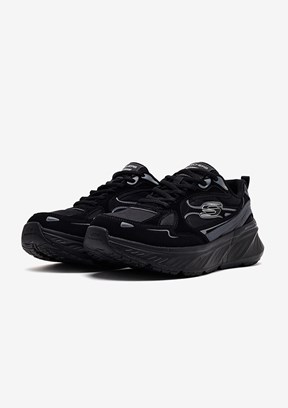 SKECHERS Edgeride Misty Skies - 150498TK BBK Kadın Siyah Sneaker Ayakkabı