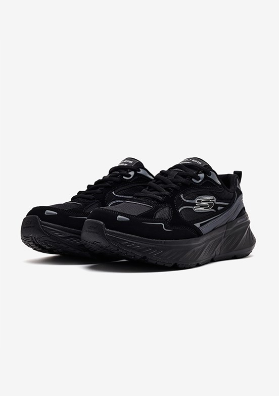 SKECHERS Edgeride Misty Skies - 150498TK BBK Kadın Siyah Sneaker Ayakkabı