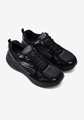 SKECHERS Edgeride Misty Skies - 150498TK BBK Kadın Siyah Sneaker Ayakkabı