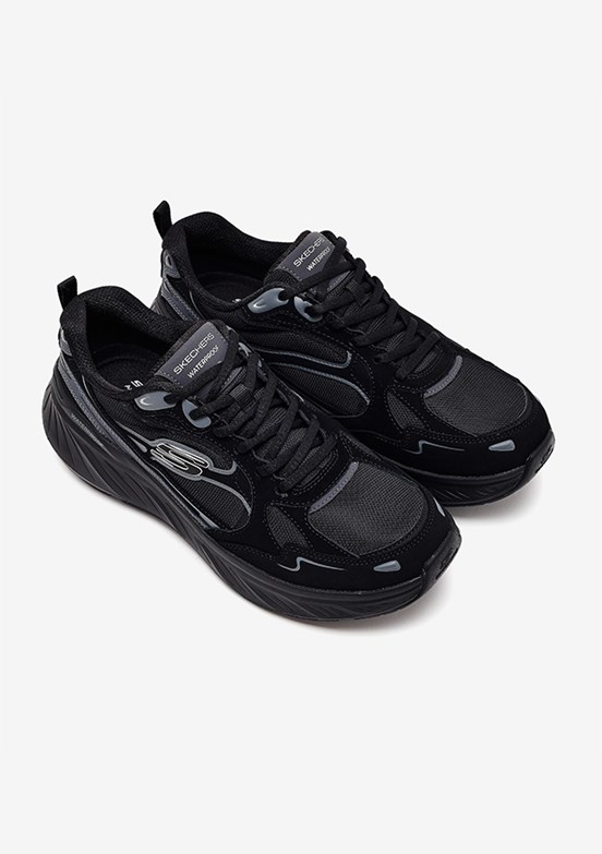 SKECHERS Edgeride Misty Skies - 150498TK BBK Kadın Siyah Sneaker Ayakkabı