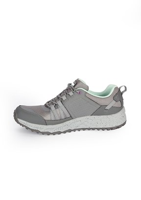 SKECHERS Escape Plan - 180061TK GYAQ Kadın Gri/Açık Mavi Sneaker Ayakkabı