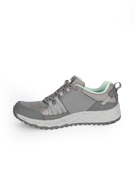 SKECHERS Escape Plan - 180061TK GYAQ Kadın Gri/Açık Mavi Sneaker Ayakkabı
