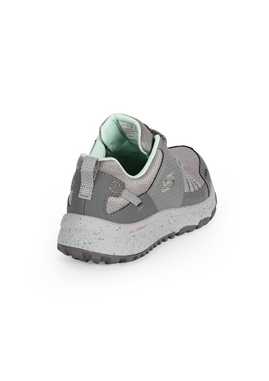 SKECHERS Escape Plan - 180061TK GYAQ Kadın Gri/Açık Mavi Sneaker Ayakkabı