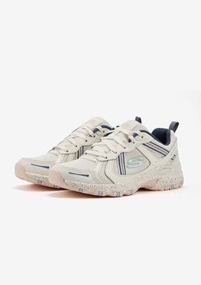 SKECHERS Hillcrest - 149820TK OFNV Kadın Beyaz Sneaker Ayakkabı