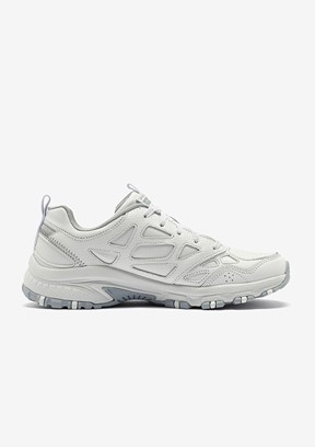 SKECHERS Hillcrest - 149822TK WSL Kadın Beyaz Gümüş Sneaker Ayakkabı