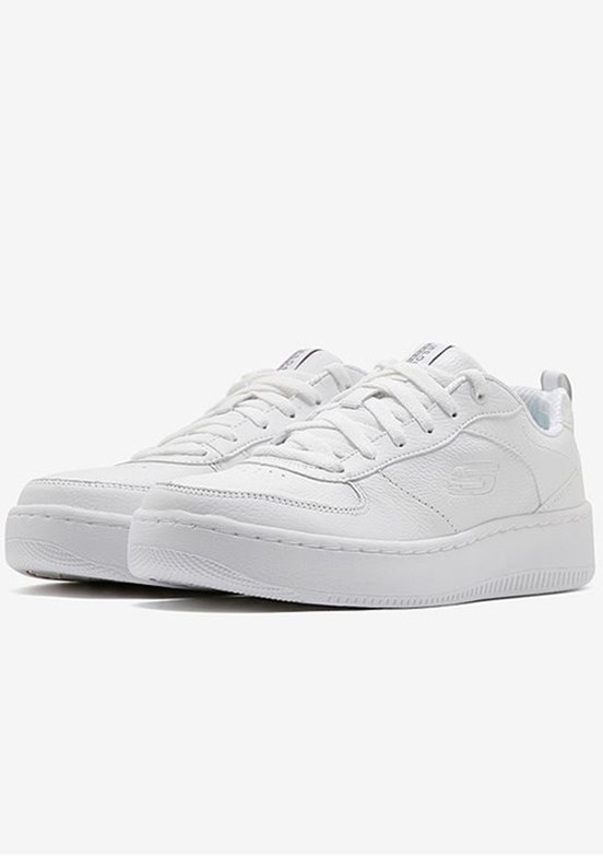 SKECHERS Sport Court 100 - 149763TK WHT Kadın Beyaz Yürüyüş Ayakkabısı