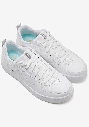 SKECHERS Sport Court 100 - 149763TK WHT Kadın Beyaz Yürüyüş Ayakkabısı