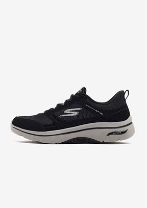 SKECHERS Go Walk Arch Fit 2.0 Seared Siyah Erkek Yürüyüş Ayakkabısı