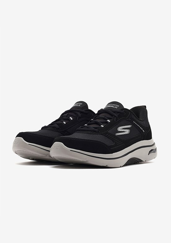 SKECHERS Go Walk Arch Fit 2.0 Seared Siyah Erkek Yürüyüş Ayakkabısı