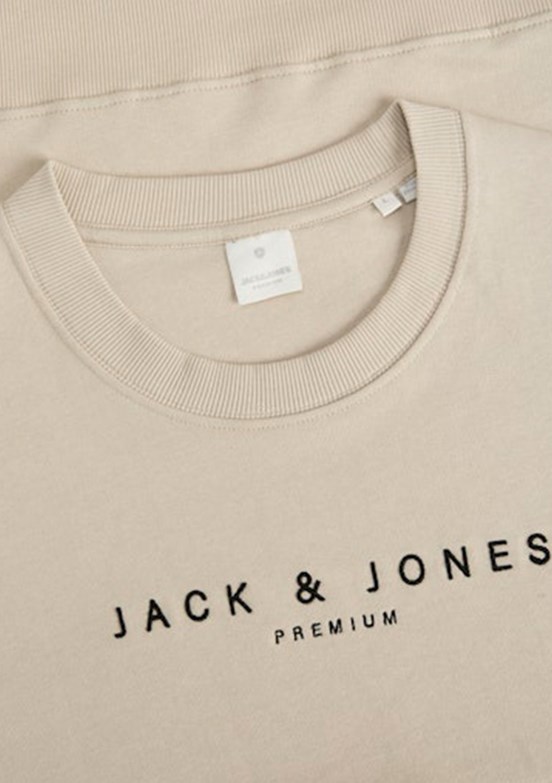 JACK JONES Çok Renkli Erkek Bisiklet Yaka Sweatshirt