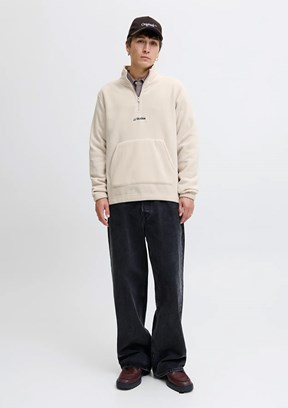 JACK JONES Çok Renkli Erkek Dik Yaka Sweatshirt