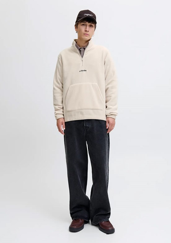 JACK JONES Çok Renkli Erkek Dik Yaka Sweatshirt