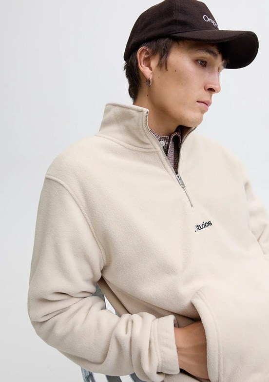 JACK JONES Çok Renkli Erkek Dik Yaka Sweatshirt
