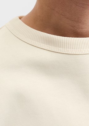 JACK JONES Beyaz Erkek Kapüşonlu Sweatshirt