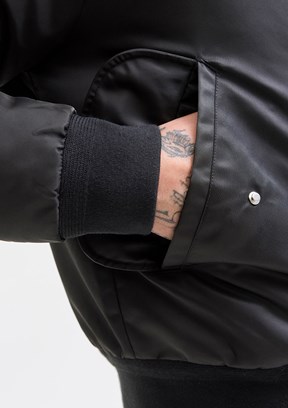JACK JONES Siyah Erkek Bomber Mont