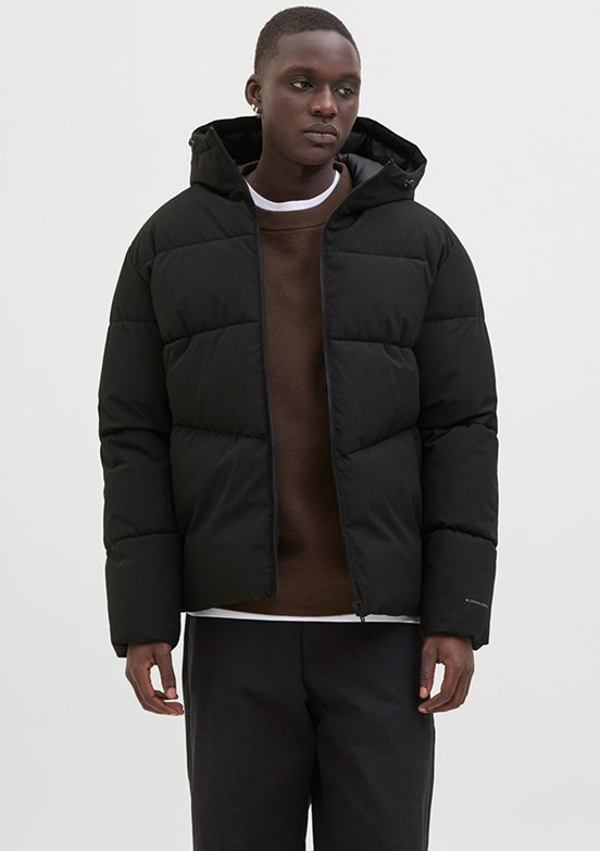 JACK JONES Siyah Erkek Şişme Mont