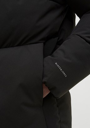 JACK JONES Siyah Erkek Şişme Mont