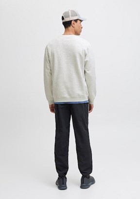 JACK JONES Beyaz Erkek Kapüşonlu Sweatshirt