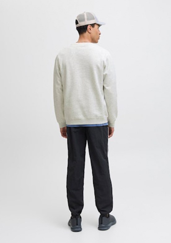JACK JONES Beyaz Erkek Kapüşonlu Sweatshirt