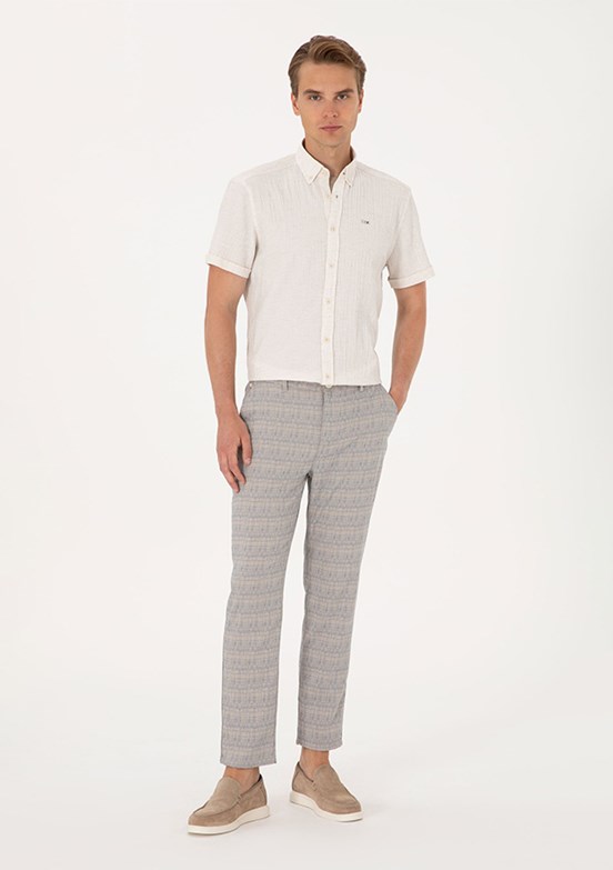 US POLO ASSN Mavi Erkek Chino Pantolon
