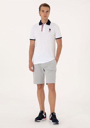 US POLO ASSN Gri Erkek Bermuda Şort