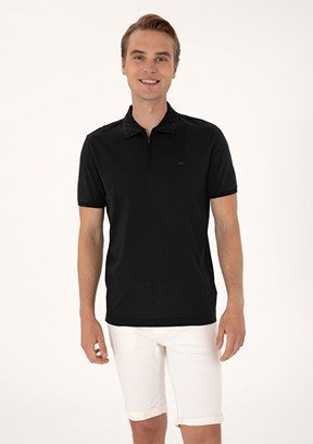 US POLO ASSN Siyah Erkek Regular T-Shirt