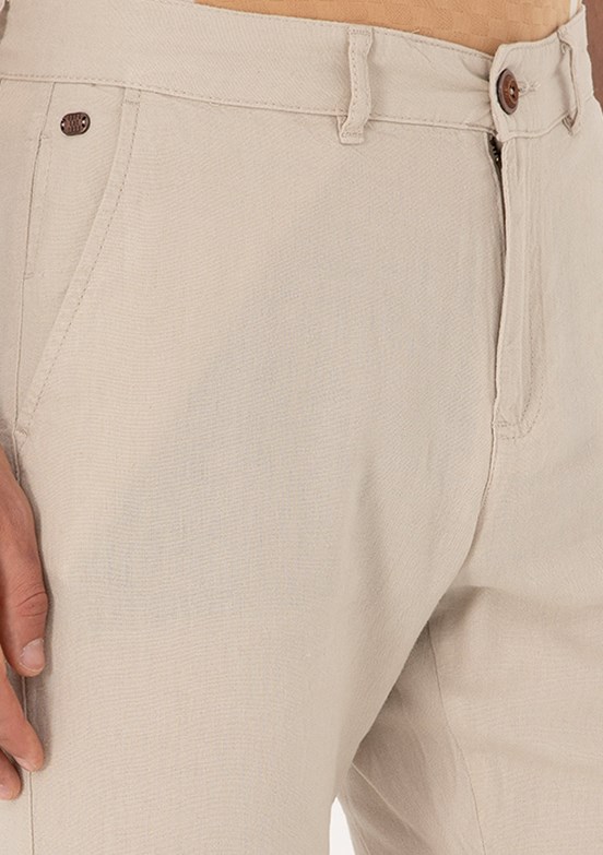 US POLO ASSN Bej Erkek Kapri Şort
