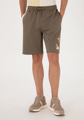 US POLO ASSN Bej Erkek Bermuda Şort