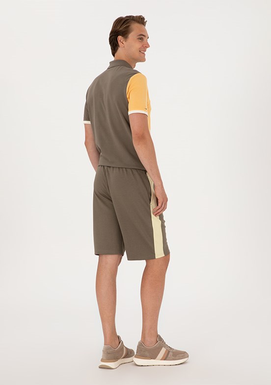 US POLO ASSN Bej Erkek Bermuda Şort