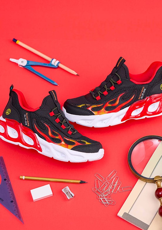 Skechers Thermo-Flash 2.0 Siyah Erkek Çocuk Sneaker Ayakkabı