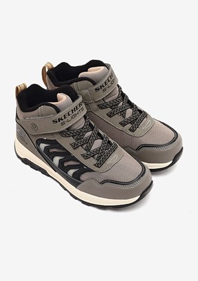 SKECHERS Storm Blazer Glow Roam - 406410L TPBK Erkek Çocuk Bej Siyah Sneaker Ayakkabı
