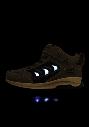 SKECHERS Storm Blazer Glow Roam - 406410L TPBK Erkek Çocuk Bej Siyah Sneaker Ayakkabı