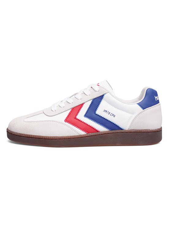 HUMMEL Beyaz/Kırmızı Unisex Sneaker Ayakkabı