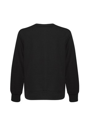 HUMMEL Elfin Siyah Kadın Bisiklet Yaka Sweatshirt