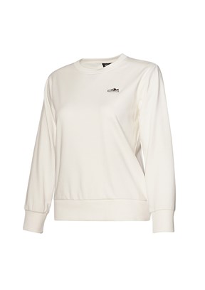 HUMMEL Elfin Beyaz Kadın Bisiklet Yaka Sweatshirt
