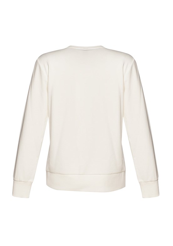 HUMMEL Elfin Beyaz Kadın Bisiklet Yaka Sweatshirt