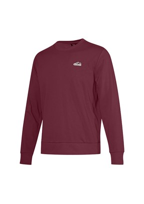 HUMMEL Bordo Erkek Bisiklet Yaka Sweatshirt