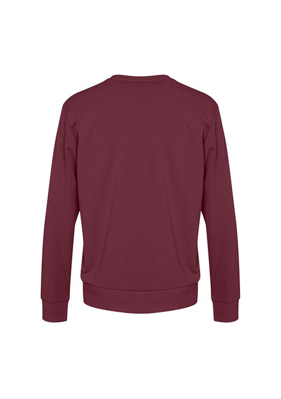 HUMMEL Bordo Erkek Bisiklet Yaka Sweatshirt