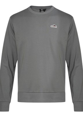 HUMMEL Gri Erkek Jungle Bisiklet Yaka Sweatshirt