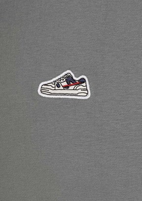 HUMMEL Gri Erkek Jungle Bisiklet Yaka Sweatshirt