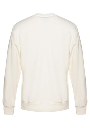 HUMMEL Beyaz Erkek Bisiklet Yaka Sweatshirt