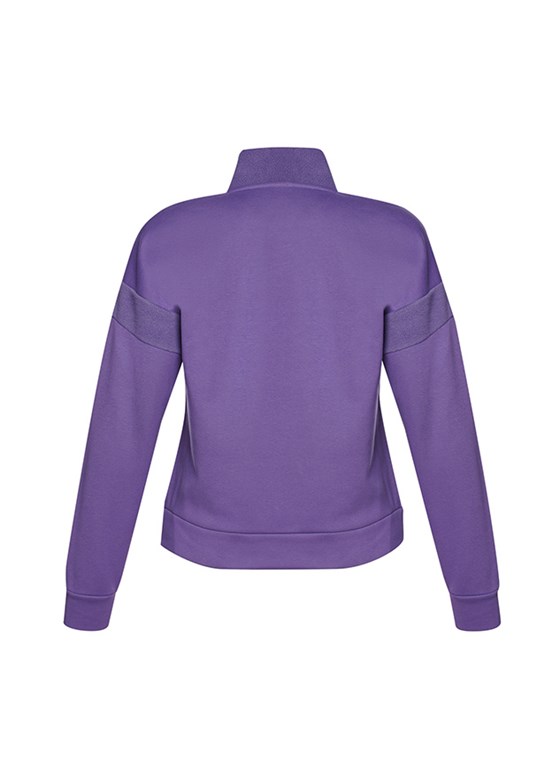 HUMMEL Mor Kadın Adur Zip Neck Fermuarlı Sweatshirt