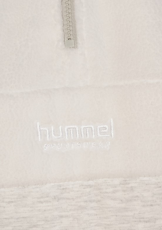 HUMMEL Gri Kadın Adur Zip Neck Fermuarlı Sweatshirt