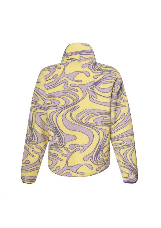 HUMMEL Sarı Kadın Amber Sherpa Zip Fermuarlı Sweatshirt